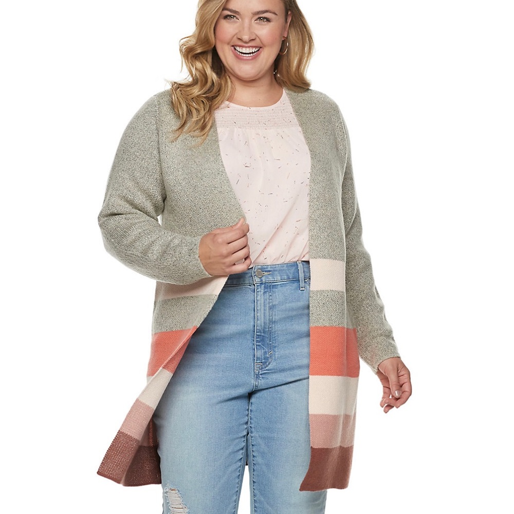 Plus size EVRI Open front cardigan